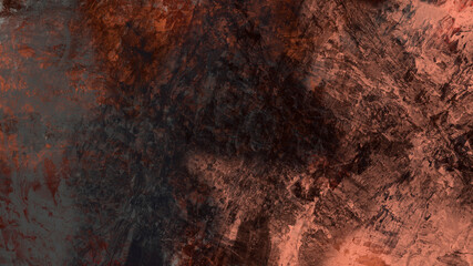 Abstract digital painting of geologic mountain illustration background