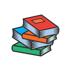 book vector icon in trendy flat design