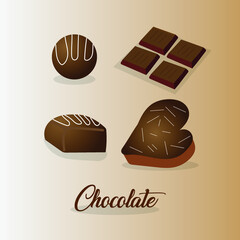 chocolate bar vector illustration