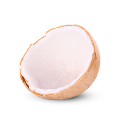 Perfume Coconut isolated on white background