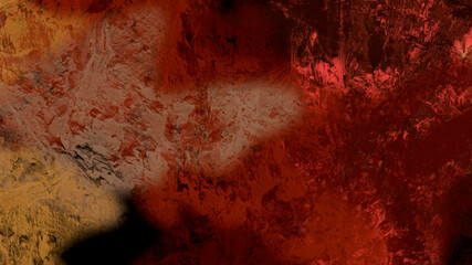 Abstract digital painting of geologic mountain illustration background