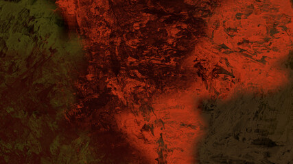 Abstract digital painting of geologic mountain illustration background