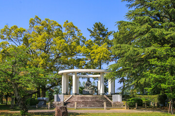 Obraz premium 膳所城跡公園