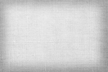 Gray linen fabric texture or background.