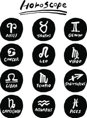 Horoscop,material,星座,星座占い,icon,Fortune,zodiac signs,星占い,astrology,占星術,デザイン,design,ファッション,Fashion,雑誌,挿絵,女の子,WEB,ウエブ,