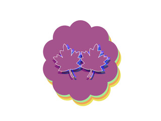 Two Maple leaves