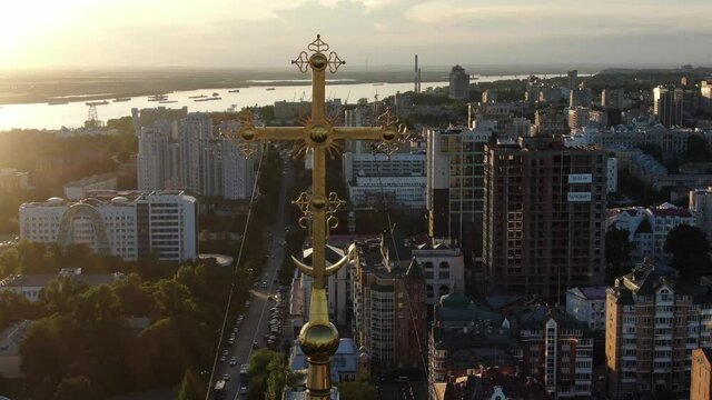 Khabarovsk Spaso-Preobrazhenskiy Kafedral'nyy sobor. . 2019 year.
