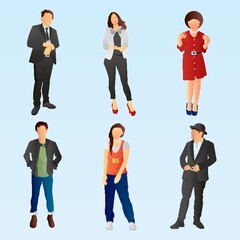 Obraz premium people collection