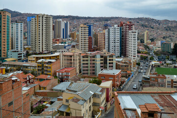 La Paz, Bolivia cityscape