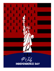 United States of Mourning, Statue of Liberty July 4 Independence Day