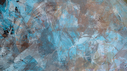 Obraz premium Abstract digital painting textured background