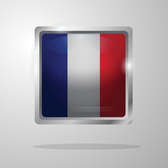 france flag button