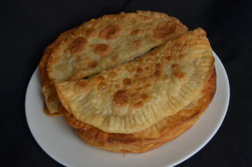 food cheburek meat eat kitchen