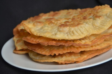 food cheburek meat eat kitchen
