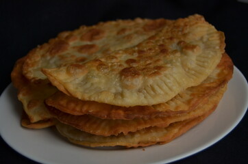 food cheburek meat eat kitchen