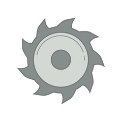 saw blade icon vector design illustration