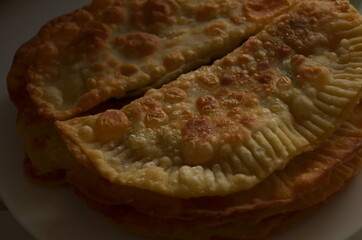food cheburek meat eat kitchen