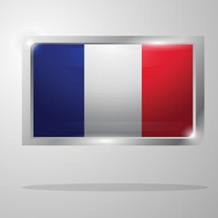 france flag button