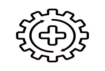 medical equip icon vector for web apps