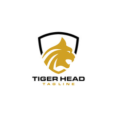 tiger head vector logo