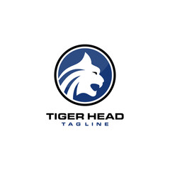 tiger head vector logo