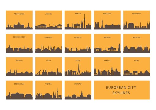 european city skylines