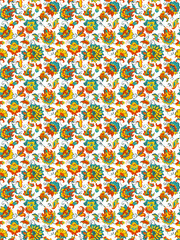 colorful floral pattern image background ..