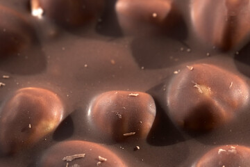 A bar of dark dark chocolate