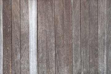 Close-up of surface made of wooden painted white planks.Background texture of old white painted wooden lining boards wall