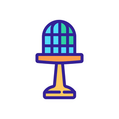 cage for domestic parrot icon vector. cage for domestic parrot sign. isolated color symbol illustration