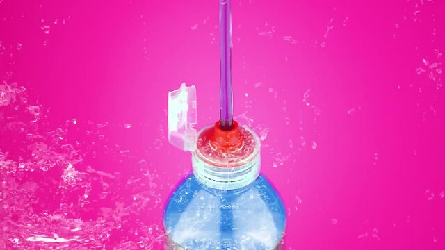 Blue gatorade sports beverage