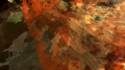 Abstract textured painting landscape