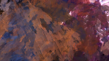 Abstract textured painting landscape