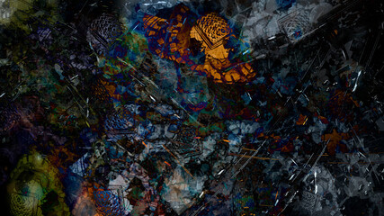 Abstract textured landscape background  