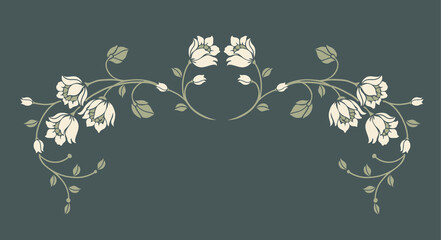 Flower motif design