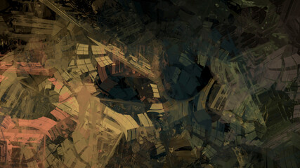 Abstract painting brush stroke texture rock nature geological atmospheric landscape illustration background