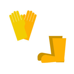 Construction concept tools all of tools supplies for house repair builder on white background vector illustration