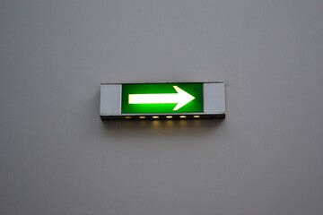 Arrow pointer on white background