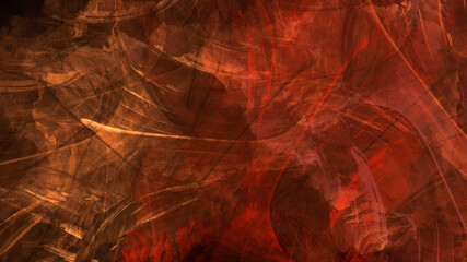 Abstract colorful digital painting, cave structure  background