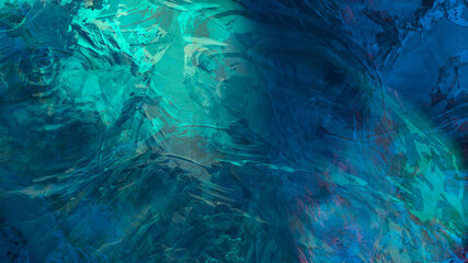 Abstract painting brush stroke texture rock nature geological underwater atmospheric landscape illustration background