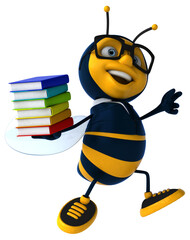 3D Illustration of a business bee