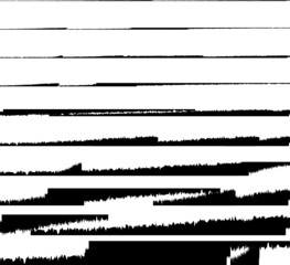 Obraz premium Brush Stroke Collection . Grunge lines . Vector stripes . Distressed Black dividers . set of dirty Textured shape .scratches for your design.