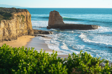 Four Miles Beach Santa Cruz California. our Mile Beach is a 1.2 mile moderately trafficked out and back trail located near Santa Cruz, California that offers scenic views and good hiking