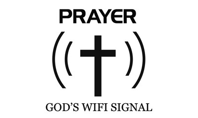 Christian faith, Typography for print or use as poster, card, flyer or T Shirt