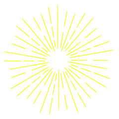 Radial brush Lines in Circle Form for comic books . fireworks Explosion background . Vector Illustration . Starburst
 round Logo . Circular Design element . Abstract Geometric star rays . Sunburst .