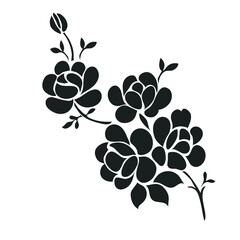 Fototapeta premium Flower motif design