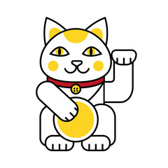 Lucky cat icon