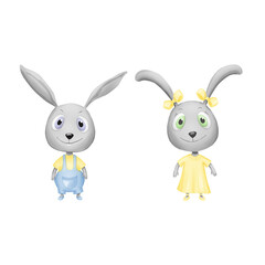 Hand Drawn Cute Bunny, print design rabbit, children print