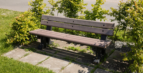Old bench with texture 