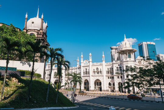 Old Traditional Hindu Influenced Train Station Of The British Colonial Era